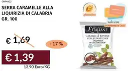 Prezzemolo e Vitale Serra caramelle alla liquirizia di calabria offerta
