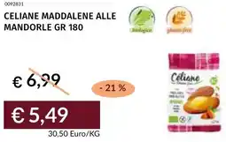 Prezzemolo e Vitale Celiane maddalene alle mandorle offerta