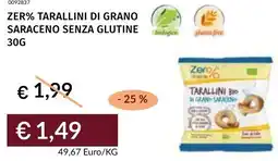 Prezzemolo e Vitale Zer% tarallini di grano saraceno senza glutine offerta