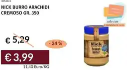 Prezzemolo e Vitale Nick burro arachidi cremoso offerta