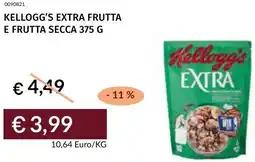 Prezzemolo e Vitale Kellogg's extra frutta e frutta secca offerta