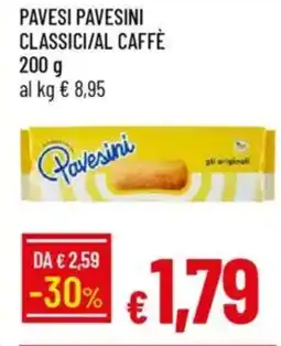 Galassia Pavesi pavesini classici/al caffè offerta