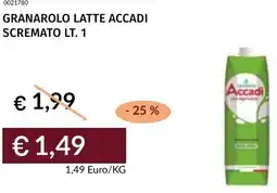 Prezzemolo e Vitale Granarolo latte accadi scremato offerta