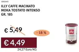 Prezzemolo e Vitale Illy caffe macinato moka tostato intenso offerta