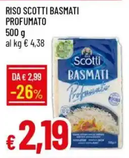 Galassia Riso scotti basmati profumato offerta