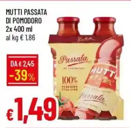 Galassia Mutti passata di pomodoro offerta