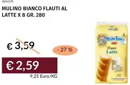 Prezzemolo e Vitale Mulino bianco flauti al latte x 8 offerta