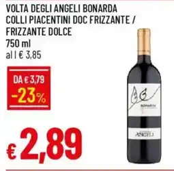 Galassia Volta degli angeli bonarda colli piacentini doc frizzante / frizzante dolce offerta