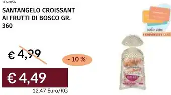 Prezzemolo e Vitale Santangelo croissant ai frutti di bosco offerta