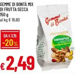 Galassia Gemme di bontà mix di frutta secca offerta
