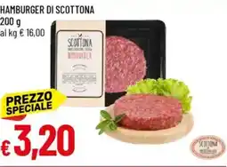 Galassia Hamburger di scottona offerta