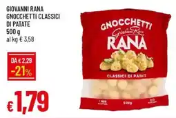 Galassia Giovanni rana gnocchetti classici di patate offerta