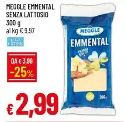 Galassia Meggle emmental senza lattosio offerta