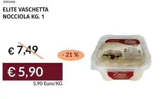 Prezzemolo e Vitale Elite vaschetta nocciola offerta
