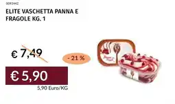 Prezzemolo e Vitale Elite vaschetta panna e fragole offerta