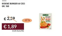 Prezzemolo e Vitale Kioene burger ai ceci offerta