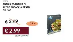 Prezzemolo e Vitale Antica forneria di recco focaccia pesto offerta
