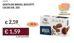 Prezzemolo e Vitale Gentilini brasil biscotti cacao offerta