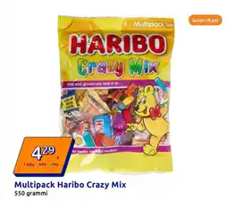 Action Multipack haribo crazy mix grammi offerta