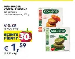 Esselunga MINI BURGER VEGETALE KIOENE offerta