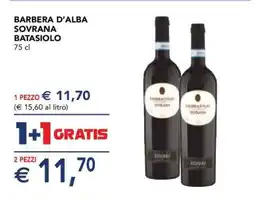 Esselunga BARBERA D'ALBA SOVRANA BATASIOLO 75 cl offerta