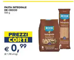 Esselunga Pasta Integrale De Cecco offerta