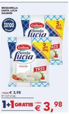 Esselunga MOZZARELLA SANTA LUCIA GALBANI offerta