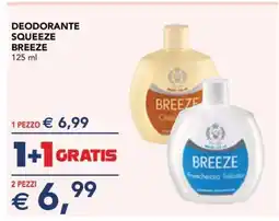 Esselunga DEODORANTE SQUEEZE BREEZE 125 ml offerta