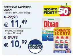 Esselunga Detersivo Lavatrice Dixan offerta