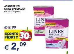 Esselunga ASSORBENTI LINES SPECIALIST offerta
