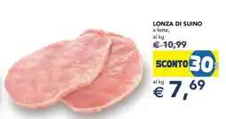 Esselunga Lonza Di Suino offerta