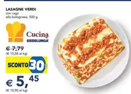 Esselunga LASAGNE VERDI offerta