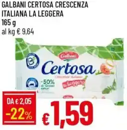 Galassia Galbani certosa crescenza italiana la leggera offerta