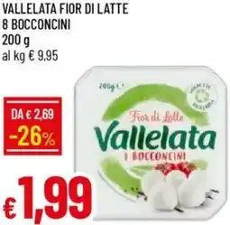 Galassia Vallelata fior di latte 8 bocconcini offerta