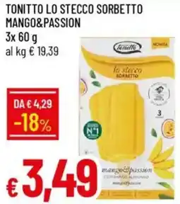 Galassia Tonitto lo stecco sorbetto mango&passion offerta