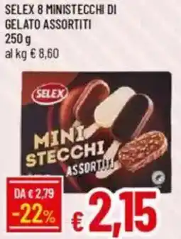 Galassia Selex 8 ministecchi di gelato assortiti offerta