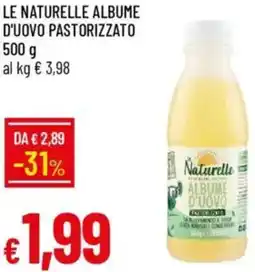 Galassia Le naturelle albume d'uovo pastorizzato offerta