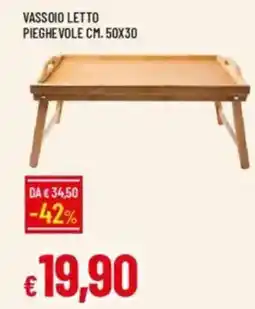 Galassia Vassoio letto pieghevole cm. 50x30 offerta