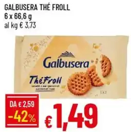 Galassia Galbusera thé froll offerta