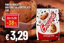 Galassia Pavesi biscotti gocciole al cioccolato offerta