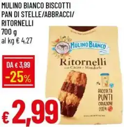 Galassia Mulino bianco biscotti pan di stelle/abbracci/ritornelli offerta