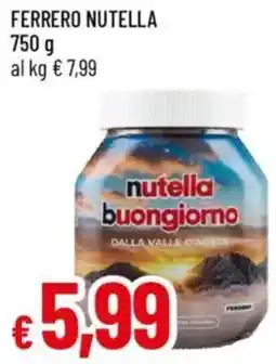 Galassia Ferrero nutella offerta