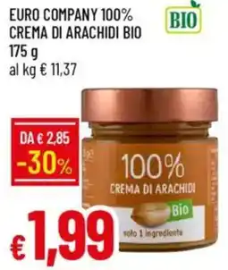 Galassia Euro company 100% crema di arachidi bio offerta