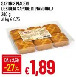 Galassia Sapori&piaceri desideri sapore di mandorla offerta