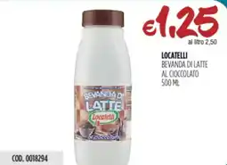 Carico Cash & Carry Locatelli bevanda di latte al cioccolato offerta