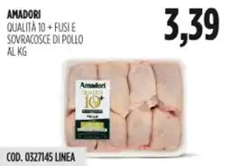 Carico Cash & Carry Amadori qualità 10 + fusi e sovracosce di pollo offerta