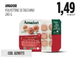 Carico Cash & Carry Amadori polpettine di tacchino offerta