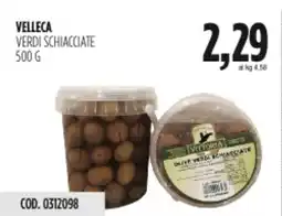 Carico Cash & Carry Velleca verdi schiacciate offerta