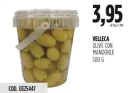 Carico Cash & Carry Velleca olive con mandorle offerta