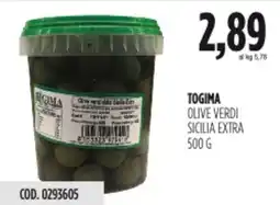 Carico Cash & Carry Togima olive verdi sicilia extra offerta